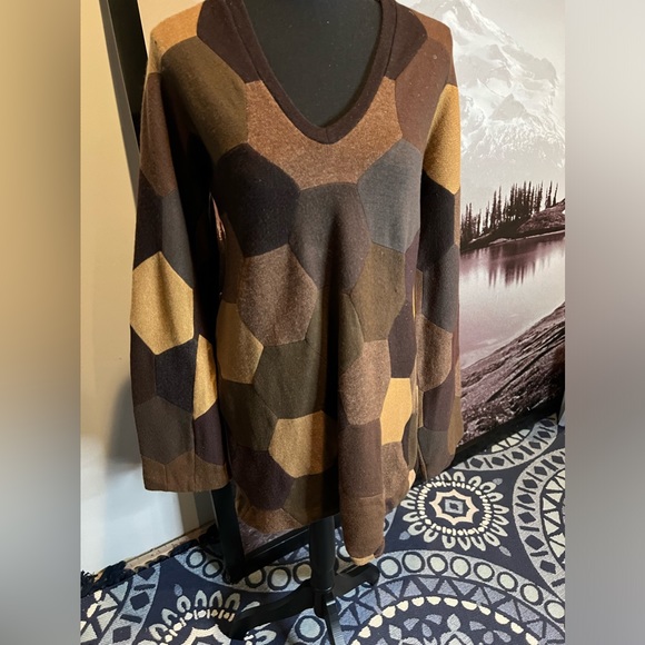 Octagon shaped shades of BROWN - Picture 2 of 7